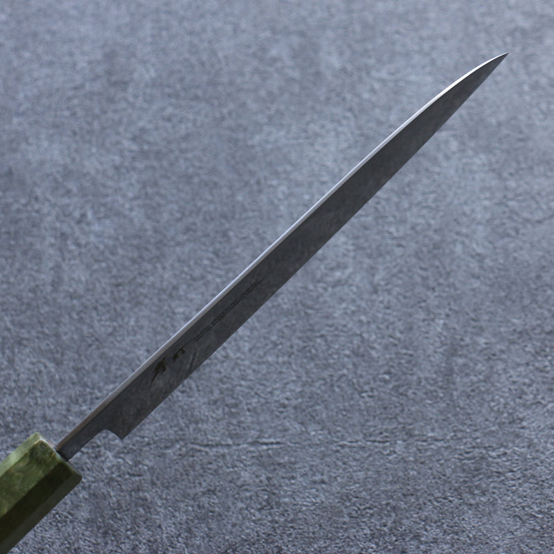 Sakai Takayuki JEWEL Emerald VG1 Santoku  180mm Wenge (Double Green Ring) Handle - Japannywholesale