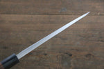 Hideo Kitaoka White Steel No.2 Damascus Deba  180mm Shitan Handle - Japannywholesale