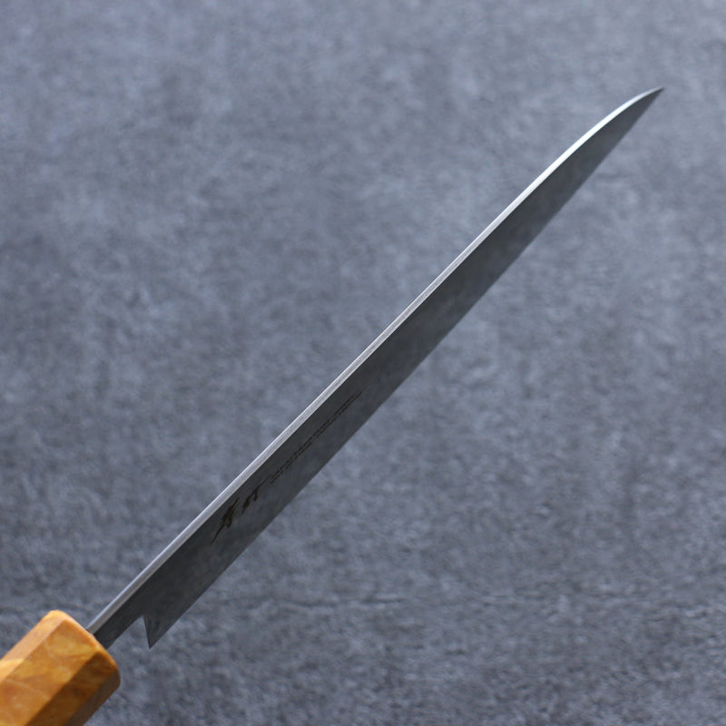 Sakai Takayuki JEWEL Topaz VG1 Santoku  180mm Wenge (Double Yellow Ring) Handle - Japannywholesale