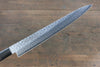 Sakai Takayuki AUS10 45 Layer Damascus Sujihiki  240mm Shitan Handle - Japannywholesale