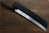 Sakai Takayuki Zangetsu Silver Steel No.3 Sakimaru Yanagiba  Wenge Handle with Sheath - Japannywholesale