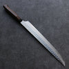 Sakai Takayuki Genbu AUS10 45 Layer Damascus Sakimaru Sujihiki  300mm Wenge Handle - Japannywholesale