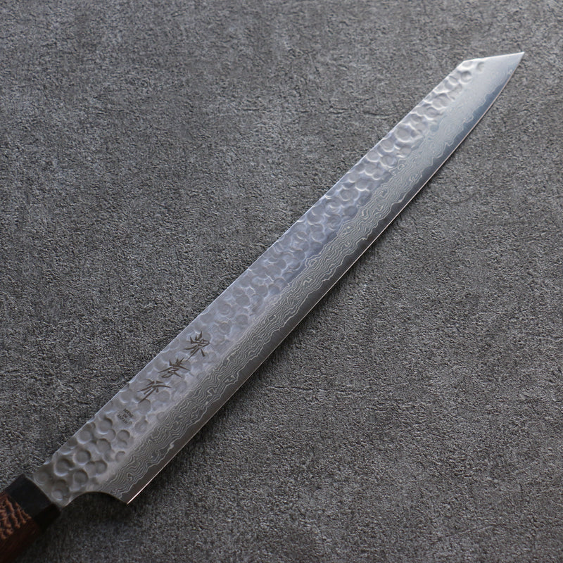 Sakai Takayuki Hien AUS10 45 Layer Damascus Kiritsuke Sujihiki  300mm Wenge Handle - Japannywholesale