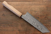 Yoshimi Kato SG2 Damascus Bunka  165mm with Black Persimmon Handle D - Japannywholesale