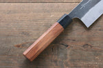 Yoshimi Kato Blue Super Clad Kurouchi Nakiri Japanese Chef Knife 165mm Honduras Handle - Japannywholesale