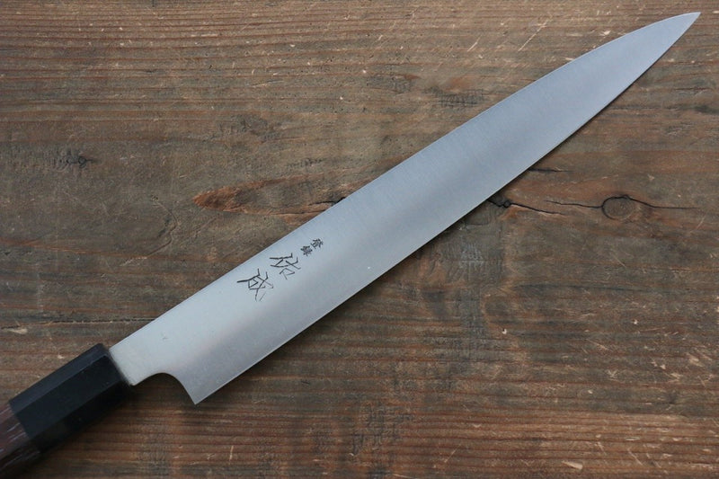 Sukenari Blue Super Sujihiki  240mm Shitan Handle - Japannywholesale