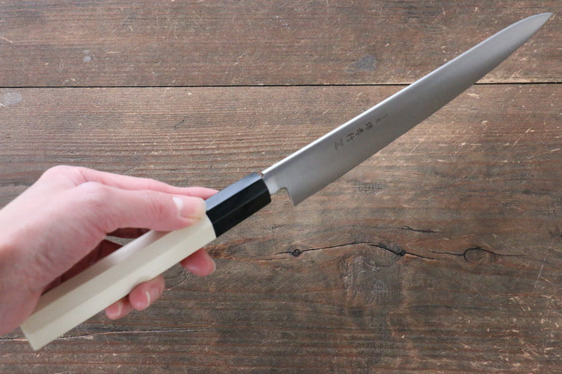 Sakai Takayuki Grand Chef Grand Chef Swedish Steel-stn Petty-Utility  180mm Magnolia Handle - Japannywholesale