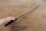 Seisuke VG10 Sakimaru Takohiki  270mm Live oak Lacquered (Kamon) Handle - Japannywholesale