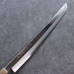 Sakai Takayuki Zangetsu Silver Steel No.3 Mirrored Finish Sakimaru Yanagiba  330mm Ebony Wood Handle with Sheath - Japannywholesale