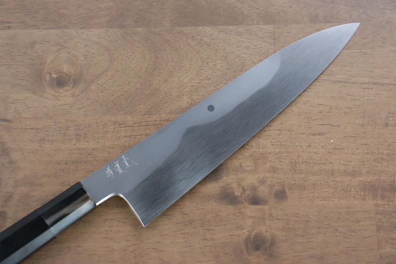 Jikko Fujisan Honyaki White Steel No.3 Gyuto  210mm Ebony Wood Handle Kasumi - Japannywholesale