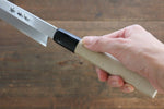 Sakai Takayuki [Left Handed] Kasumitogi White Steel Yanagiba  Magnolia Handle - Japannywholesale