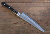 Seisuke AUS8 Hammered Petty-Utility  135mm with Brown Pakka wood Handle - Japannywholesale