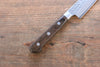 Seisuke AUS8 Hammered Petty-Utility  135mm with Brown Pakka wood Handle - Japannywholesale