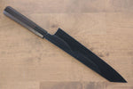 Jikko Fujisan Honyaki White Steel No.3 Mirrored Finish Kiritsuke Gyuto  240mm Ebony Wood Handle - Japannywholesale