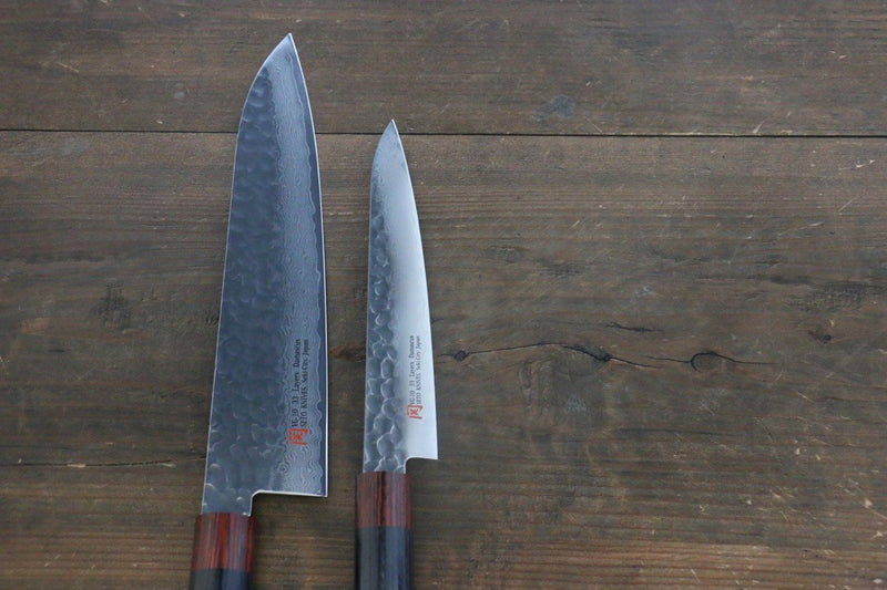 Iseya VG10 33 Layer Damascus Japanese Petty 150mm  and Gyuto 210mm  Set - Japannywholesale