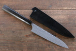 Yoshimi Kato SG2 Damascus Petty-Utility  150mm with Lacquered Handle with Saya - Japannywholesale