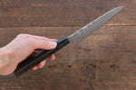 Yoshimi Kato SG2 Damascus Petty-Utility  150mm with Lacquered Handle with Saya - Japannywholesale