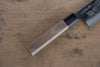 Sakai Takayuki Blue Steel No.2 Kurouchi Koshitantan engraving Santoku  170mm Walnut Handle - Japannywholesale