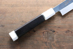 Sakai Takayuki Ginryu Honyaki Swedish Steel Mirrored Finish Yanagiba  300mm Ebony Wood Handle with Sheath - Japannywholesale