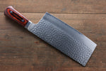 Sakai Takayuki VG10 33 Layer Damascus Chinese Cleaver  195mm Mahogany Pakka wood Handle - Japannywholesale