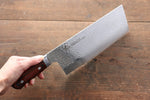 Sakai Takayuki VG10 33 Layer Damascus Chinese Cleaver  195mm Mahogany Pakka wood Handle - Japannywholesale