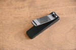 Black large High carbon steel With cover Black dyeing Nail Clipper - Japannywholesale