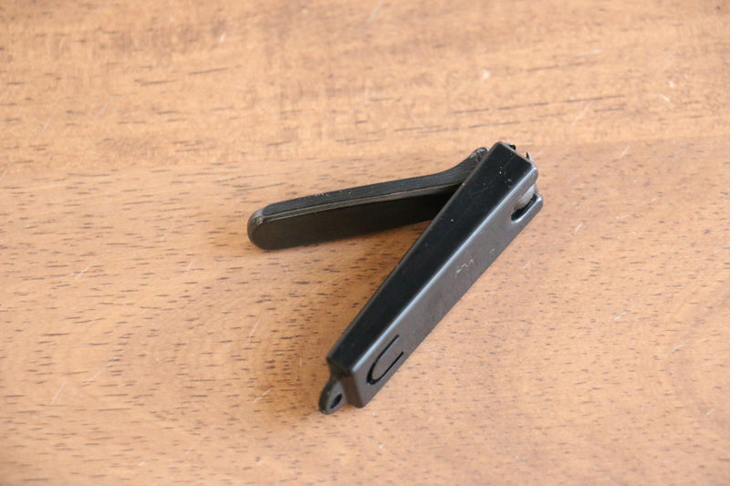 Black small High carbon steel With cover Black dyeing Nail Clipper - Japannywholesale