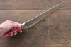 Sakai Takayuki Grand Chef Grand Chef Swedish Steel-stn Sujihiki  240mm Red Micarta Handle - Japannywholesale