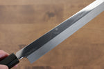 Sakai Takayuki Fujisan White Steel No.2 Honyaki Kiritsuke Yanagiba  300mm Ebony with Ring Handle with Sheath - Japannywholesale