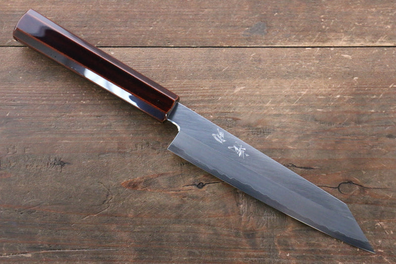 Seisuke Silver Steel No.3 Kiritsuke Petty-Utility  150mm Lacquered Handle - Japannywholesale