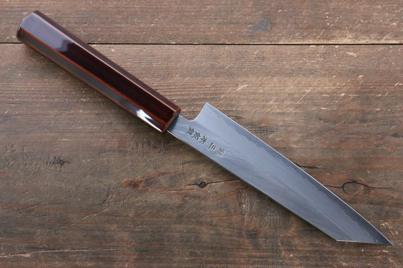 Seisuke Silver Steel No.3 Kiritsuke Petty-Utility  150mm Lacquered Handle - Japannywholesale