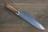 Sakai Takayuki VG10 33 Layer Damascus Santoku  180mm Desert Ironwood(Sugihara model) Handle - Japannywholesale