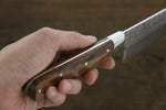 Sakai Takayuki VG10 33 Layer Damascus Santoku  180mm Desert Ironwood(Sugihara model) Handle - Japannywholesale