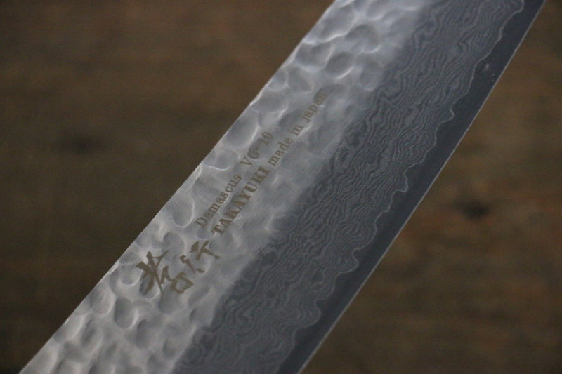 Sakai Takayuki VG10 33 Layer Damascus Santoku  180mm Desert Ironwood(Sugihara model) Handle - Japannywholesale