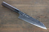 Sukenari ZDP189 Damascus Kiritsuke Gyuto  210mm Shitan Handle - Japannywholesale