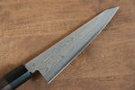 Hideo Kitaoka Blue Steel No.2 Damascus Honesuki Boning  150mm Shitan Handle - Japannywholesale