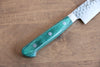 Sakai Takayuki VG10 17 Layer Damascus Petty-Utility  135mm Green Pakka wood Handle - Japannywholesale