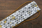 Japanese Style Knife Roll BlueHexagon 1 Pocket - Japannywholesale