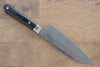 Sakai Takayuki Coreless Damascus Kengata Santoku  160mm Black Micarta Handle - Japannywholesale