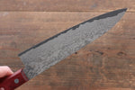 Nao Yamamoto VG10 Black Damascus Gyuto  180mm Red Pakka wood Handle - Japannywholesale