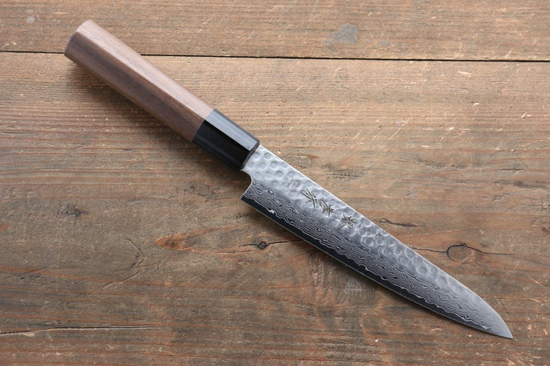 Sakai Takayuki 45 Layer Damascus Japanese Chef's Gyuto, Santoku & Petty Knife with Shitan Handle Set - Japannywholesale