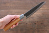 Nao Yamamoto White Steel No.2 Kurouchi Damascus Santoku  170mm American Cherry Handle - Japannywholesale