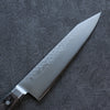 Seisuke SG2 Hammered Gyuto  210mm Gray Pakka wood Handle - Japannywholesale