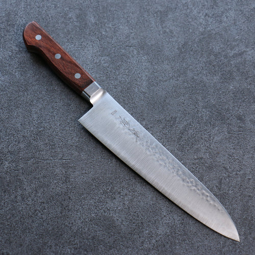 Seisuke SG2 Hammered Gyuto  210mm Mahogany Handle - Japannywholesale