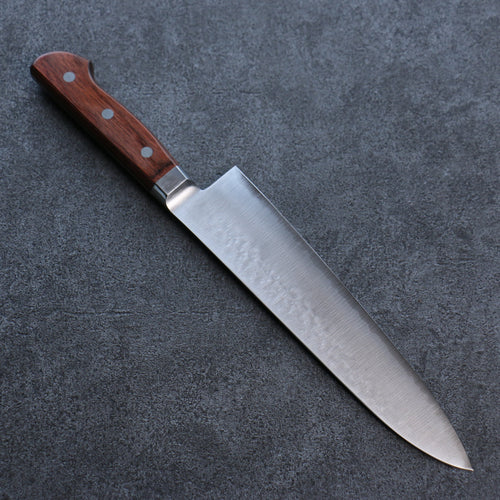 Seisuke SG2 Hammered Gyuto  210mm Mahogany Handle - Japannywholesale