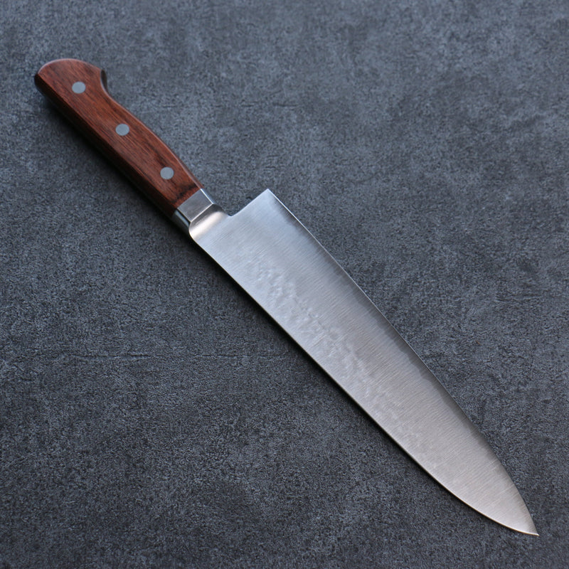 Seisuke SG2 Hammered Gyuto  210mm Mahogany Handle - Japannywholesale