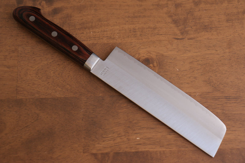 Seisuke VG1 Kasumitogi Nakiri  165mm Mahogany Handle - Japannywholesale