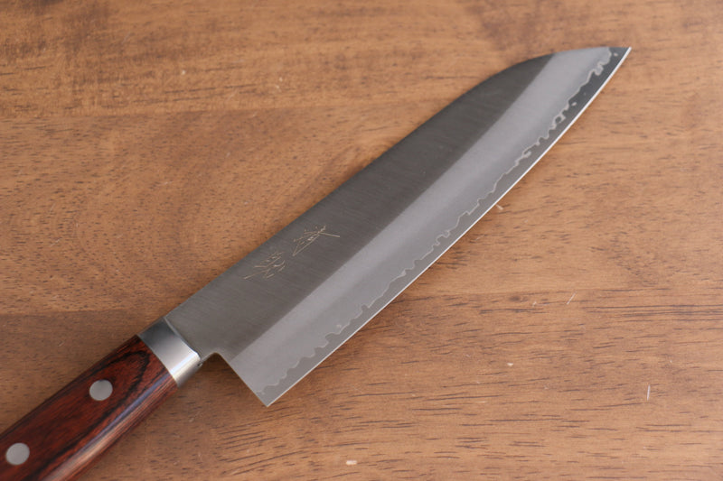 Seisuke VG1 Kasumitogi Santoku  165mm Mahogany Handle - Japannywholesale