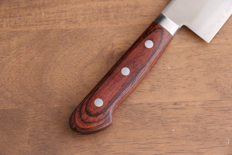 Seisuke VG1 Kasumitogi Santoku  165mm Mahogany Handle - Japannywholesale