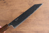 Seisuke Nami AUS10 Mirrored Finish Damascus Kiritsuke Gyuto  210mm Oak Handle - Japannywholesale